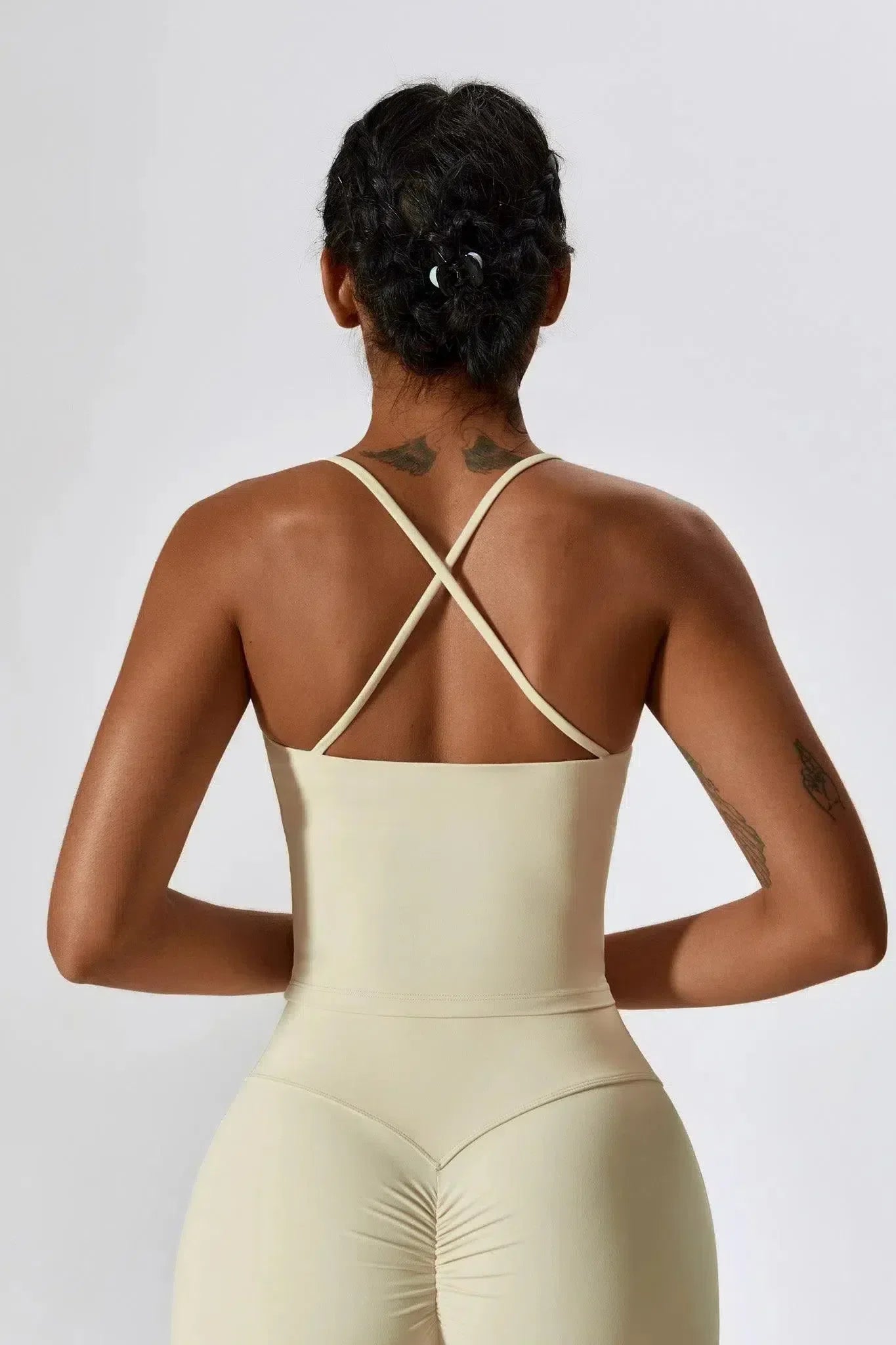 Nicolina – Square neckline – Top & flared leggings set-15133676339573-Nancy & Mae Savannah