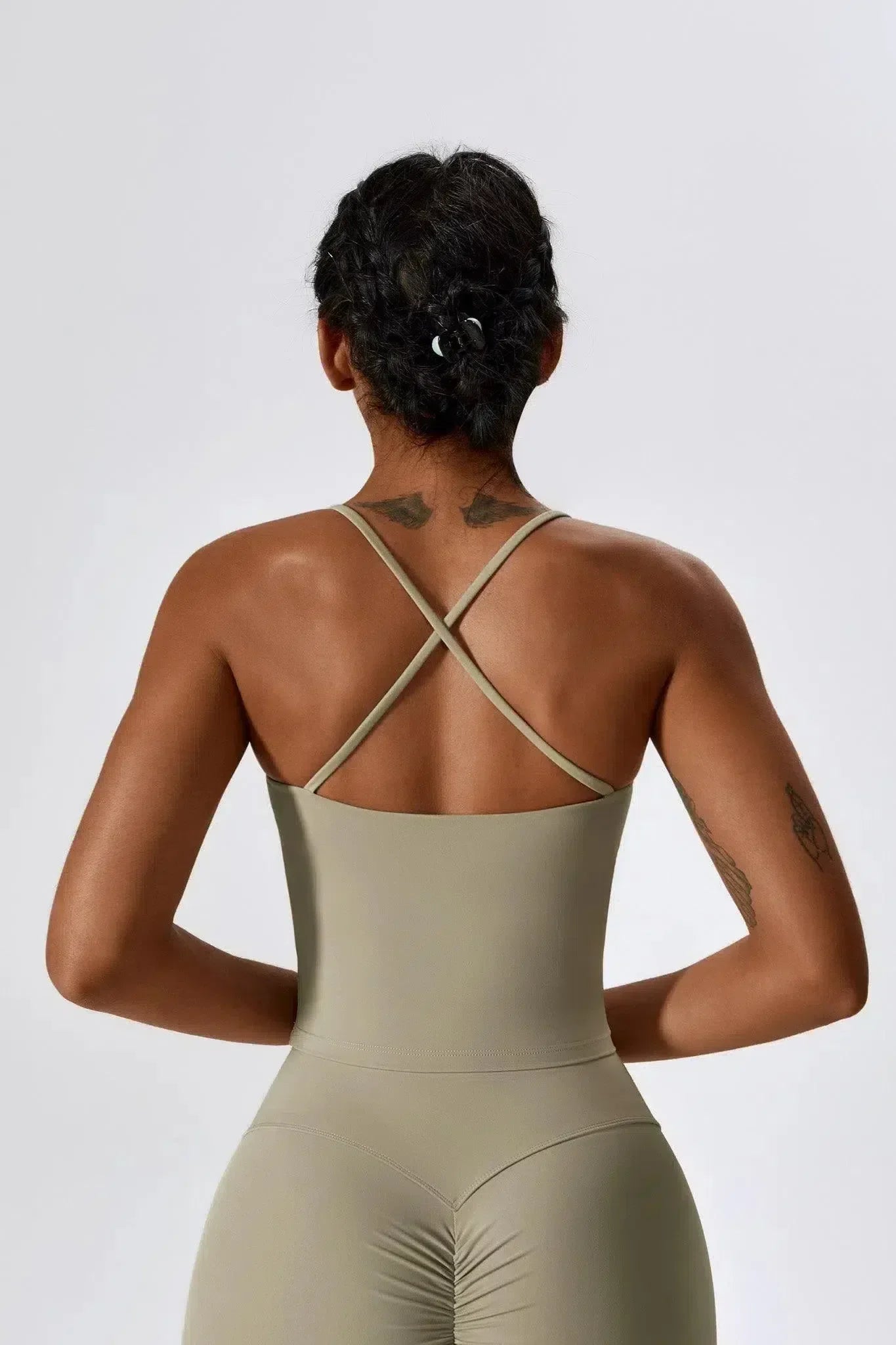 Nicolina – Square neckline – Top & flared leggings set-15133676339573-Nancy & Mae Savannah