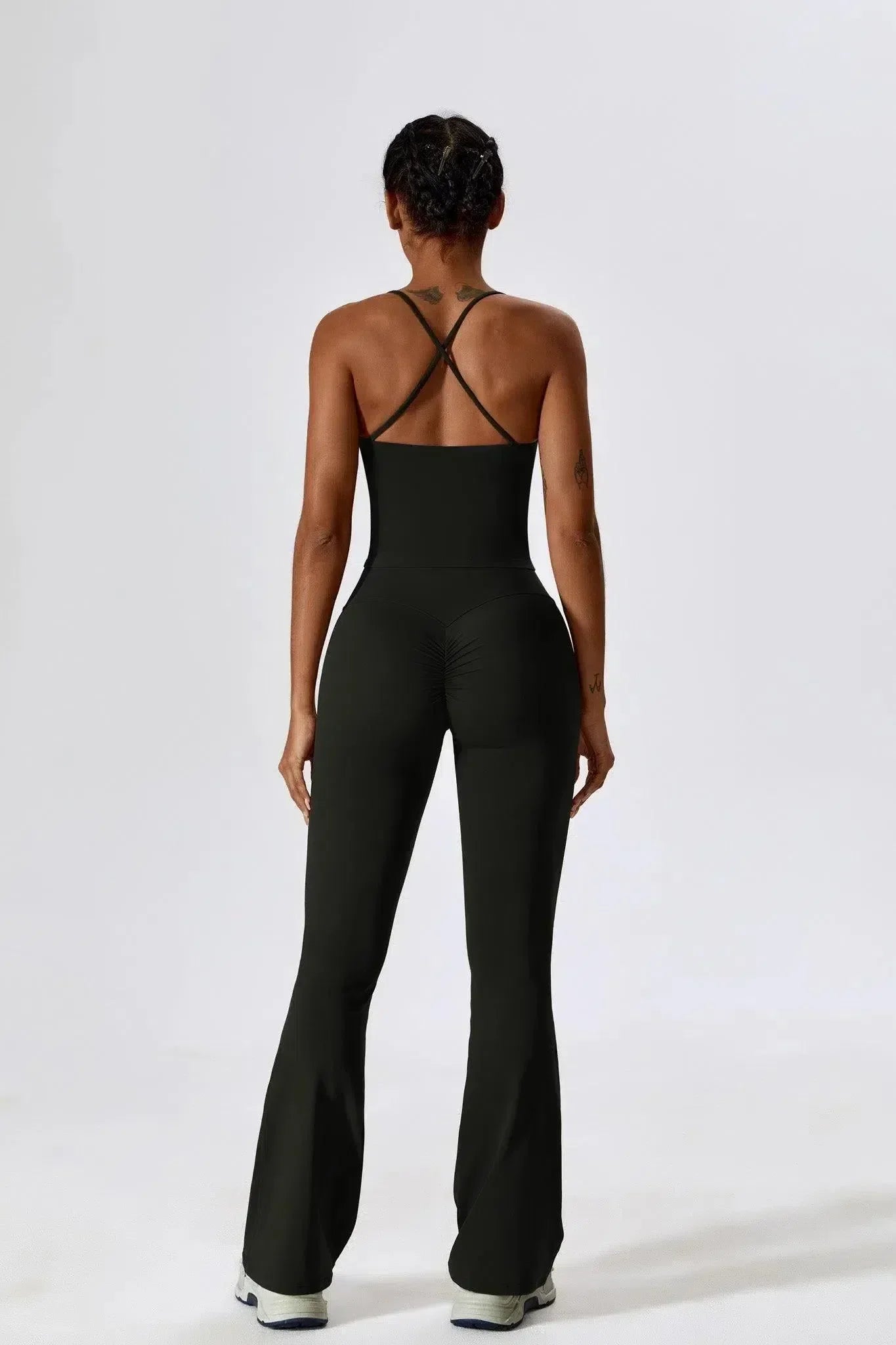 Nicolina – Square neckline – Top & flared leggings set-15133676339573-Nancy & Mae Savannah