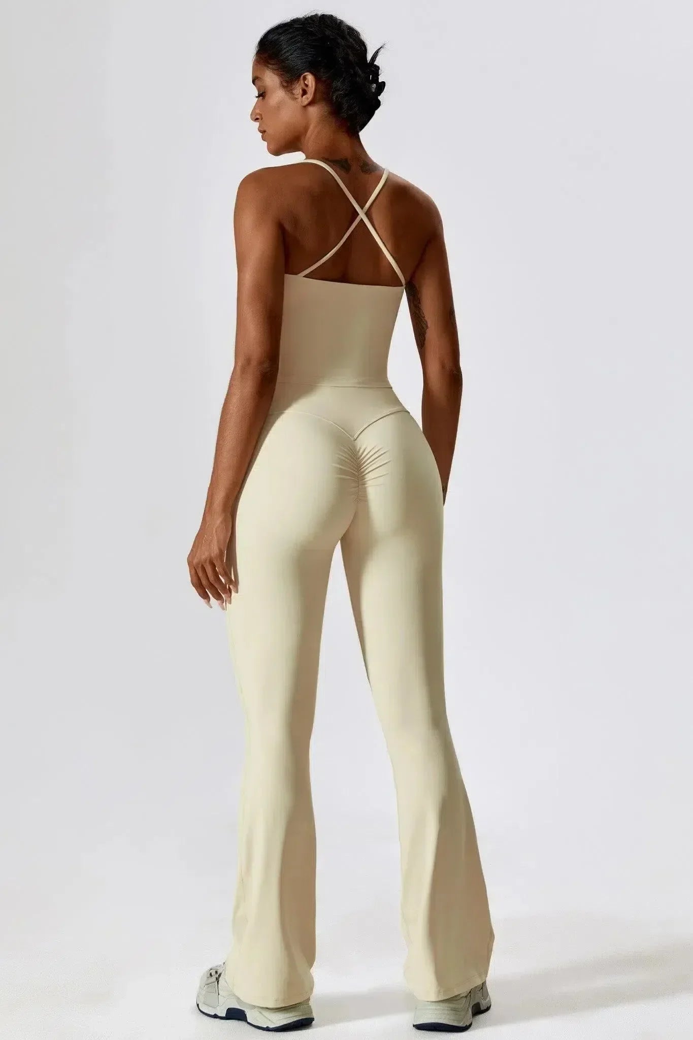 Nicolina – Square neckline – Top & flared leggings set-15133676339573-Nancy & Mae Savannah