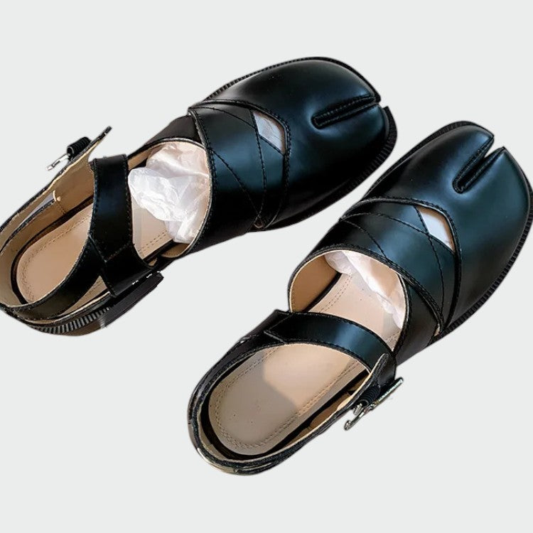 Nylah - Tabi Strap Mary Jane Shoes-15519661982069-Nancy & Mae Savannah