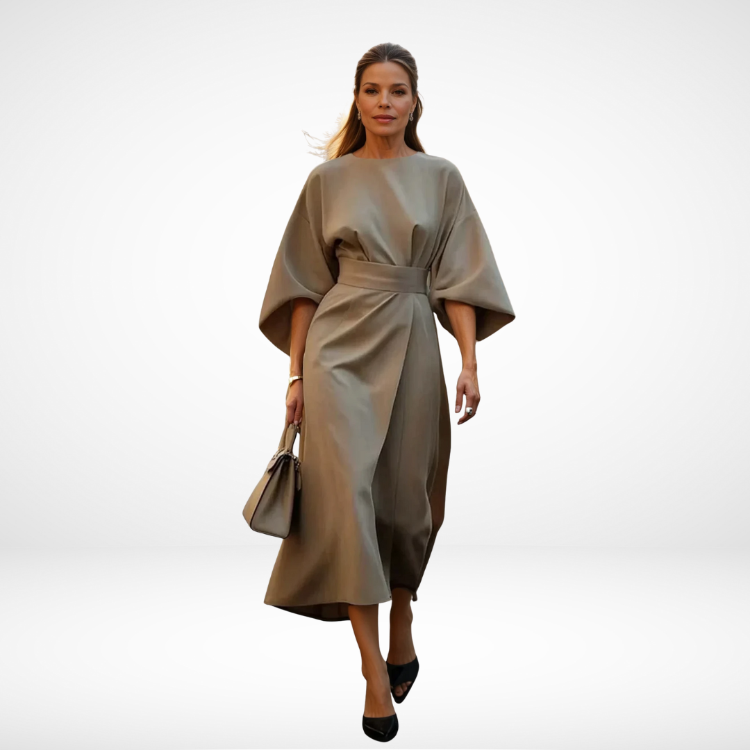 Odette - Elegant Midi Dress-15553263305077-Mirella Fiore