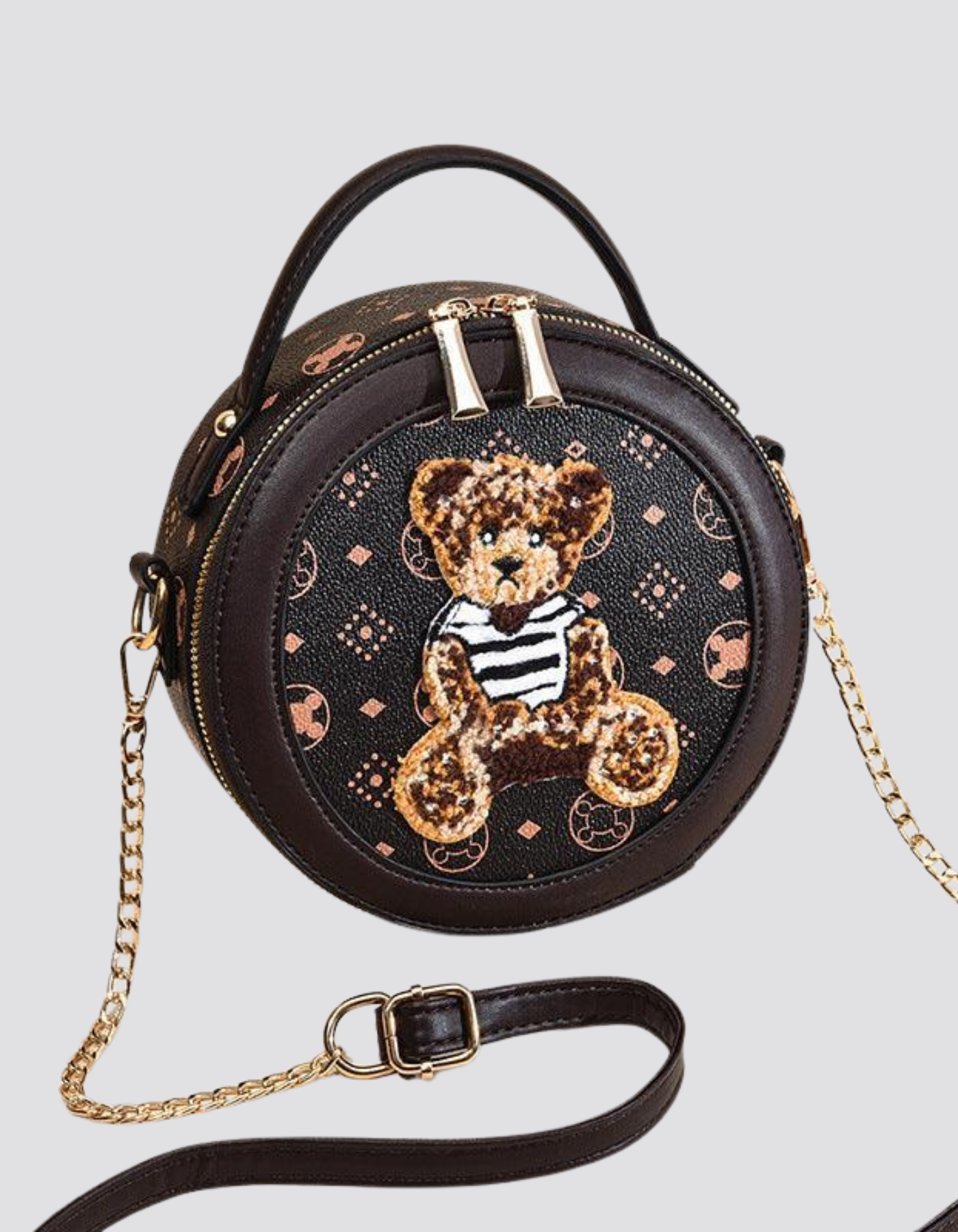 Orsina – Embroidered teddy charm – Crossbody handbag-15209173975413-Nancy & Mae Savannah