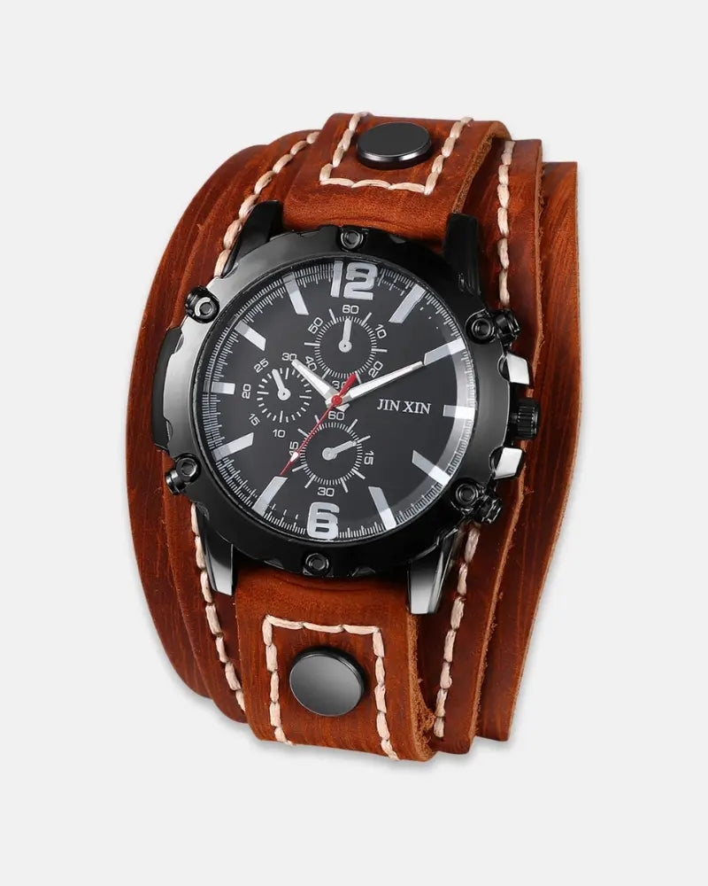 Outlaw Leather Watch-15553365475701-Mirella Fiore