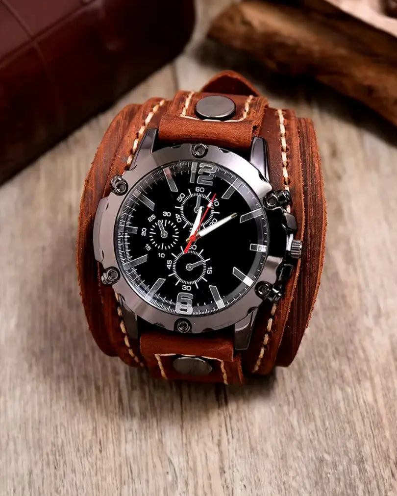 Outlaw Leather Watch-15553365475701-Mirella Fiore
