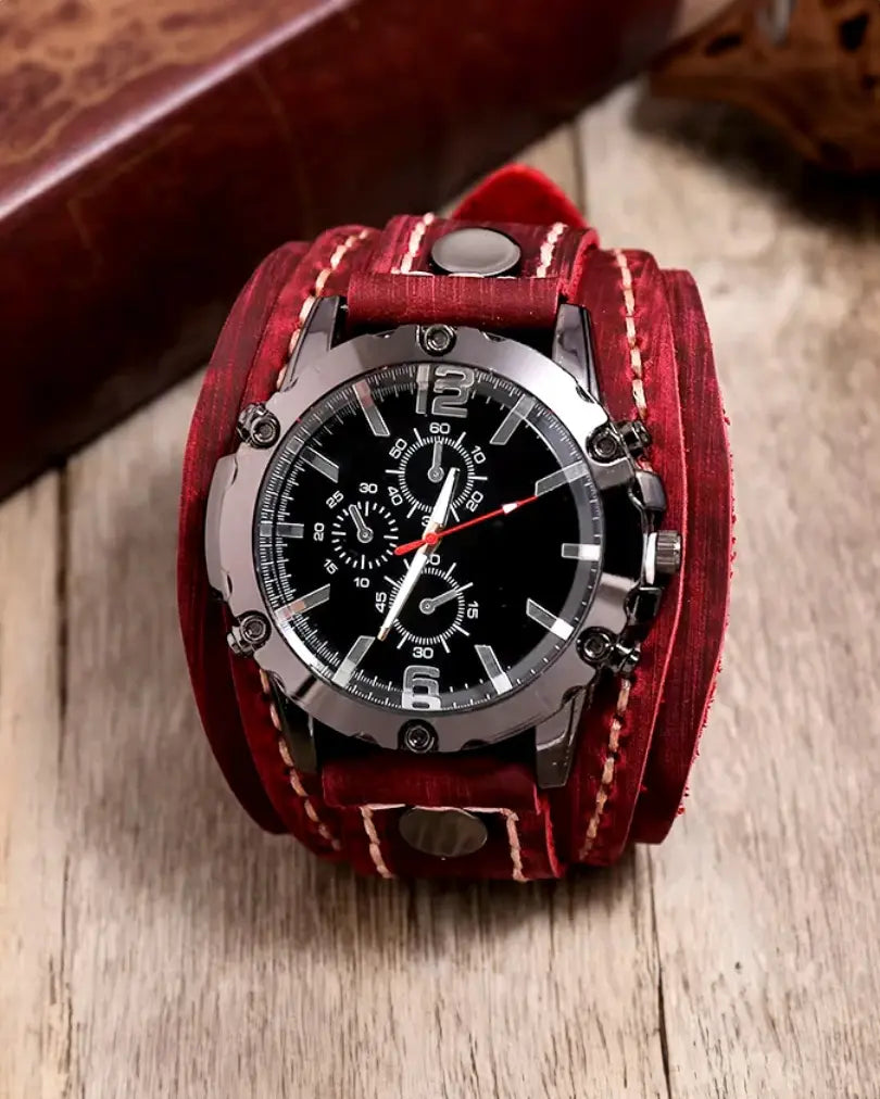 Outlaw Leather Watch-15553365475701-Mirella Fiore