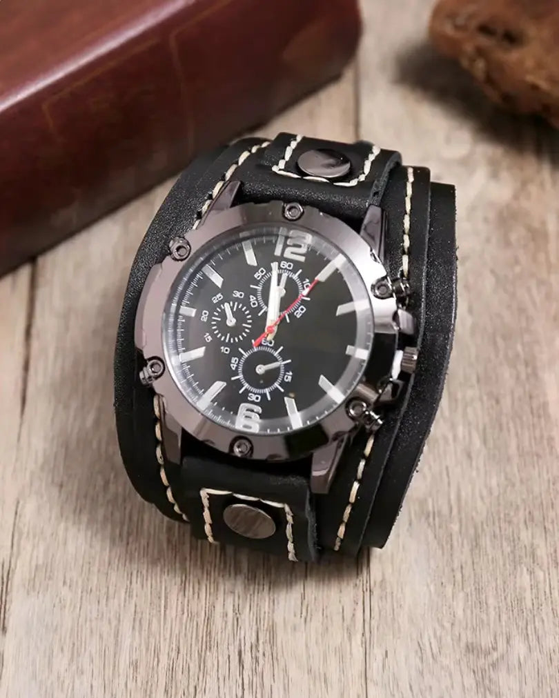 Outlaw Leather Watch-15553365475701-Mirella Fiore