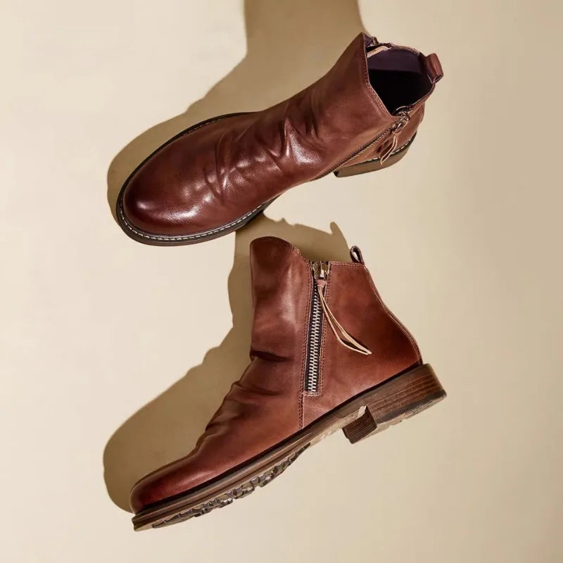 Owens - Leather Chelsea Boots-15550769398133-Mirella Fiore