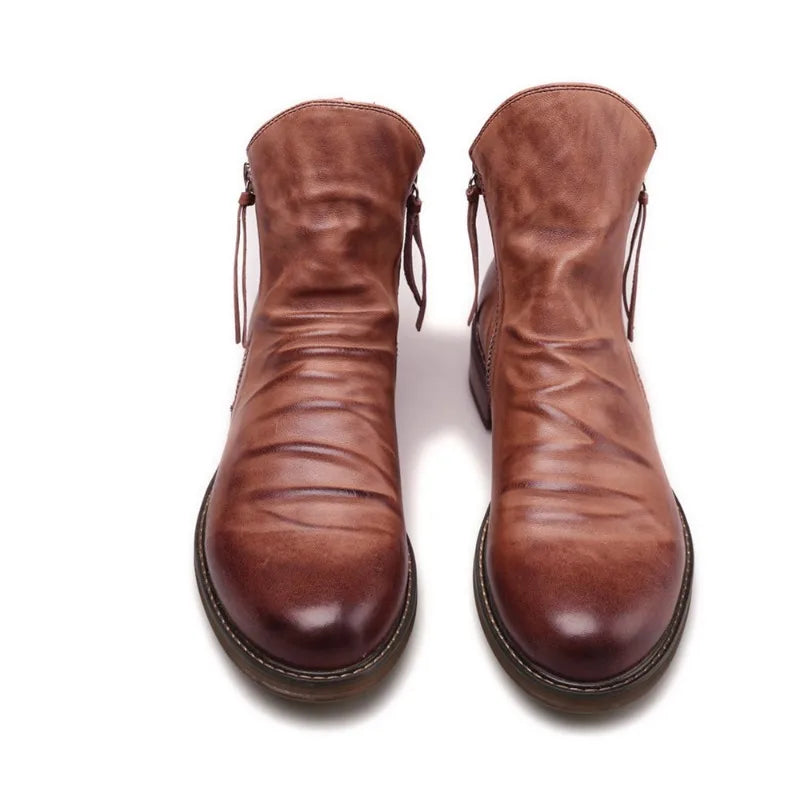 Owens - Leather Chelsea Boots-15550769398133-Mirella Fiore