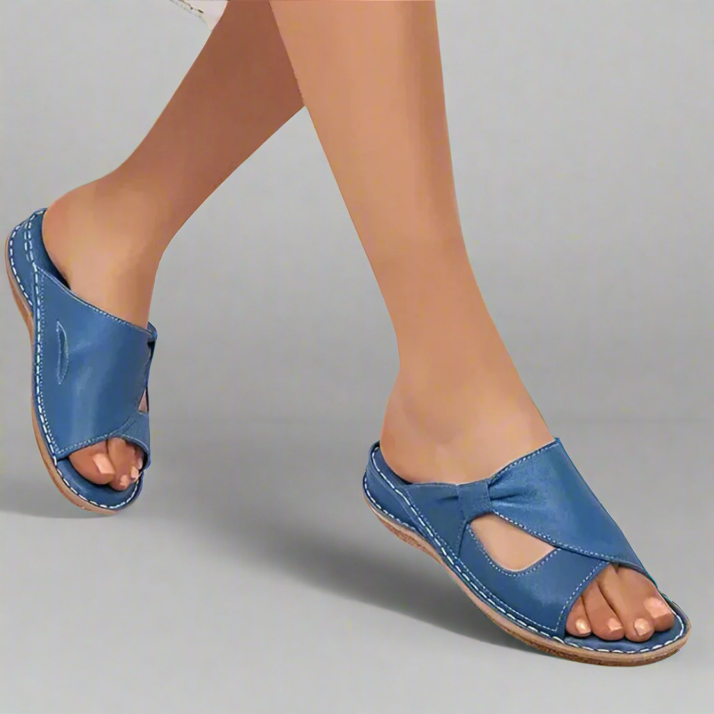 PAULENE - CASUAL SLIDE SANDALS-15549135257973-Mirella Fiore