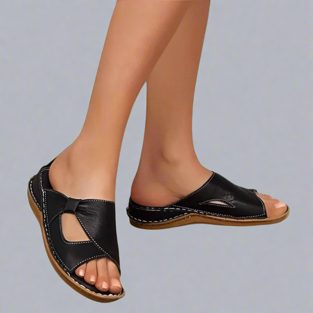 PAULENE - CASUAL SLIDE SANDALS-15549135257973-Mirella Fiore