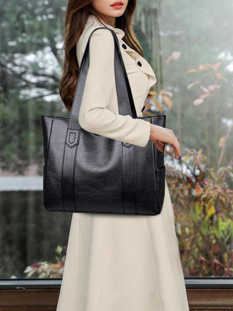 PEGGY - STRUCTURED PU TOTE-15549015818613-Mirella Fiore