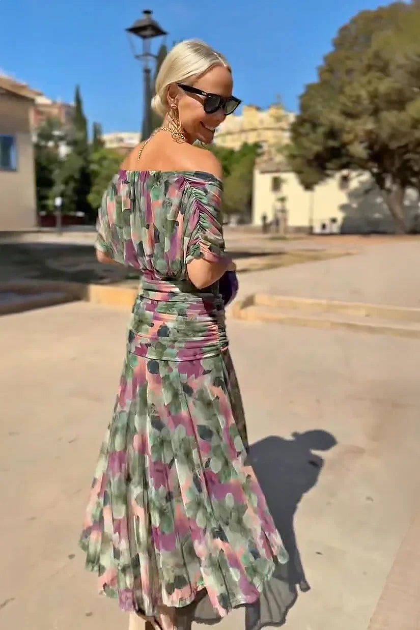 PRISCILLA - Tulle Maxi Dress-15519826411893-Mirella Fiore