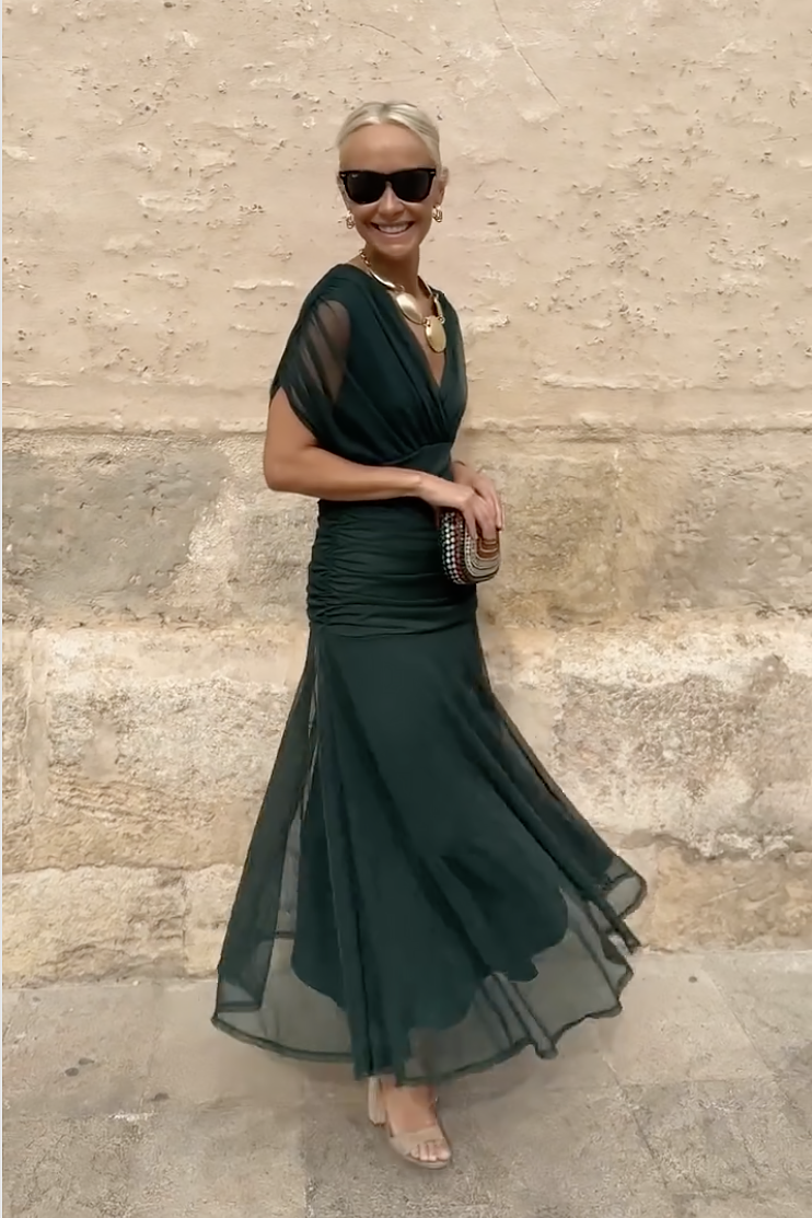 PRISCILLA - Tulle Maxi Dress-15519826411893-Mirella Fiore
