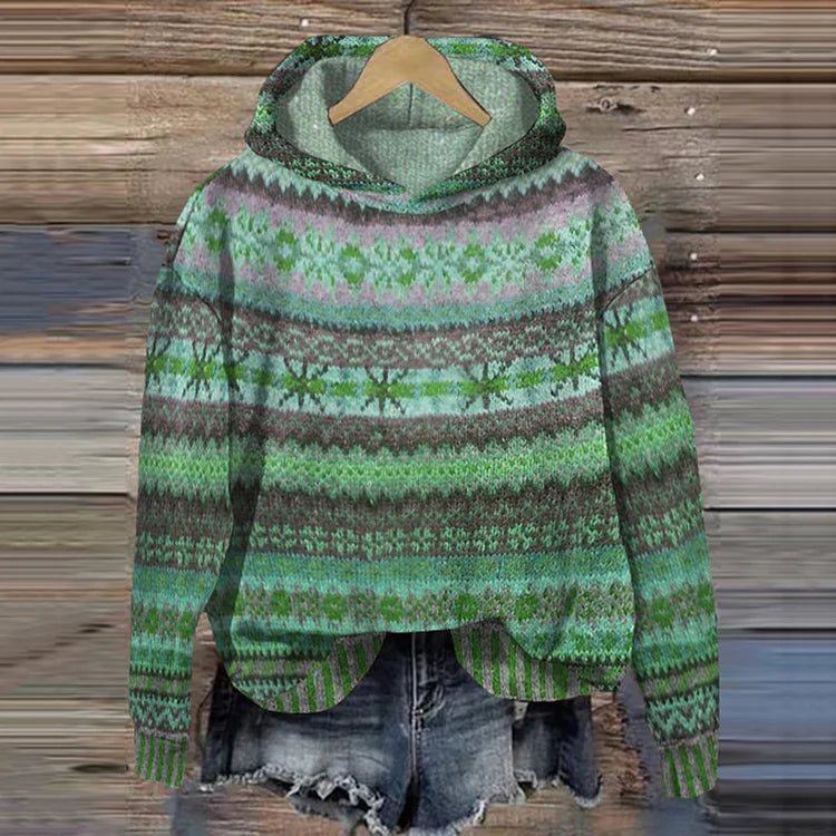 Paige - Ethnic Retro Hoodie-15518867521909-Mirella Fiore
