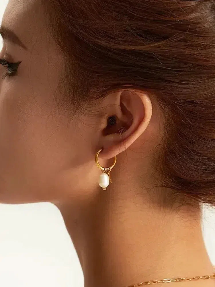 Palmyra – Freshwater pearls – Star earrings-15227778498933-Mirella Fiore