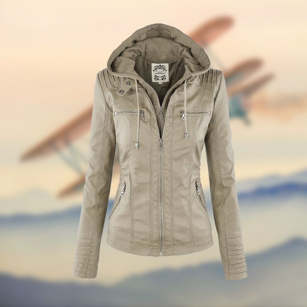 Paula - Leather Jacket-15518867685749-Mirella Fiore