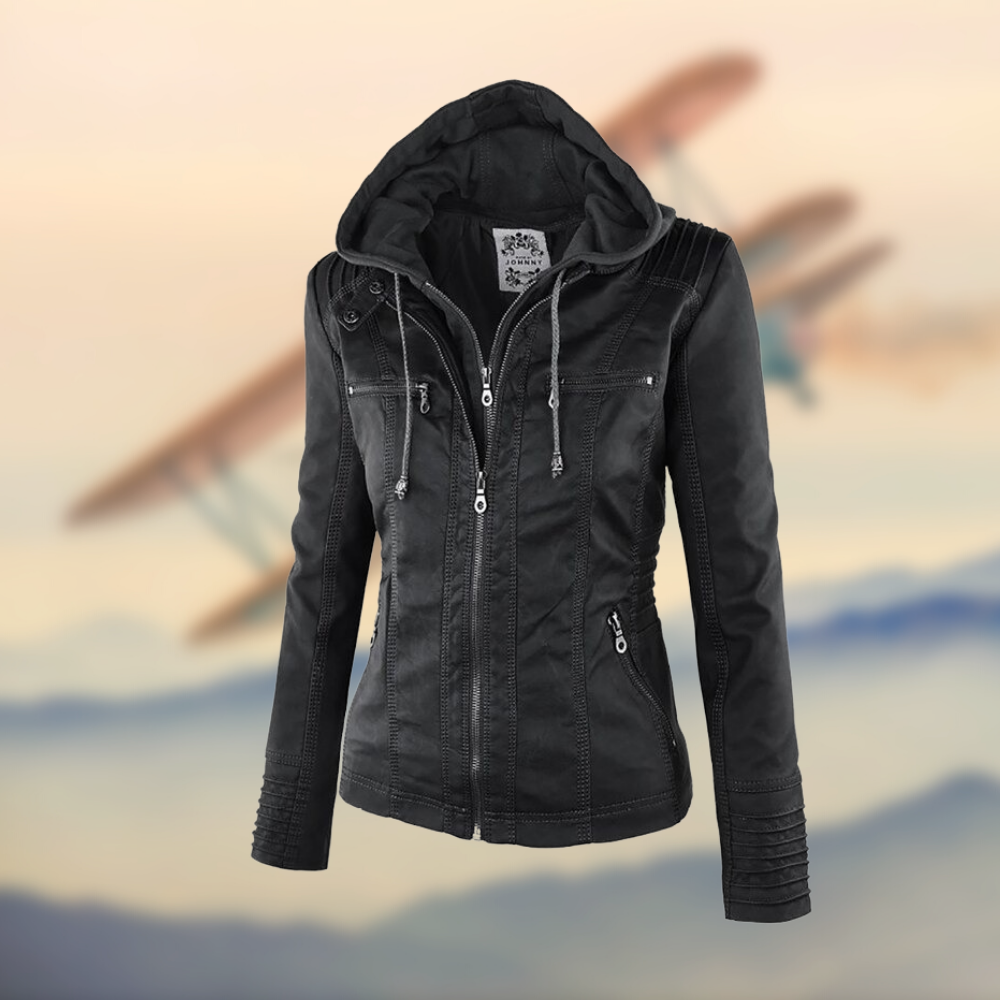Paula - Leather Jacket-15518867685749-Mirella Fiore