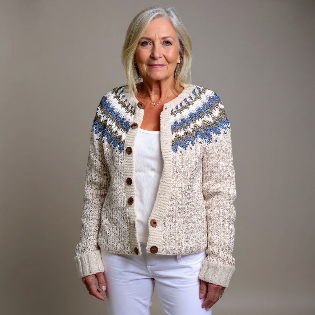 Peyton - Vintage Icelandic Cardigan-15531112661365-Mirella Fiore
