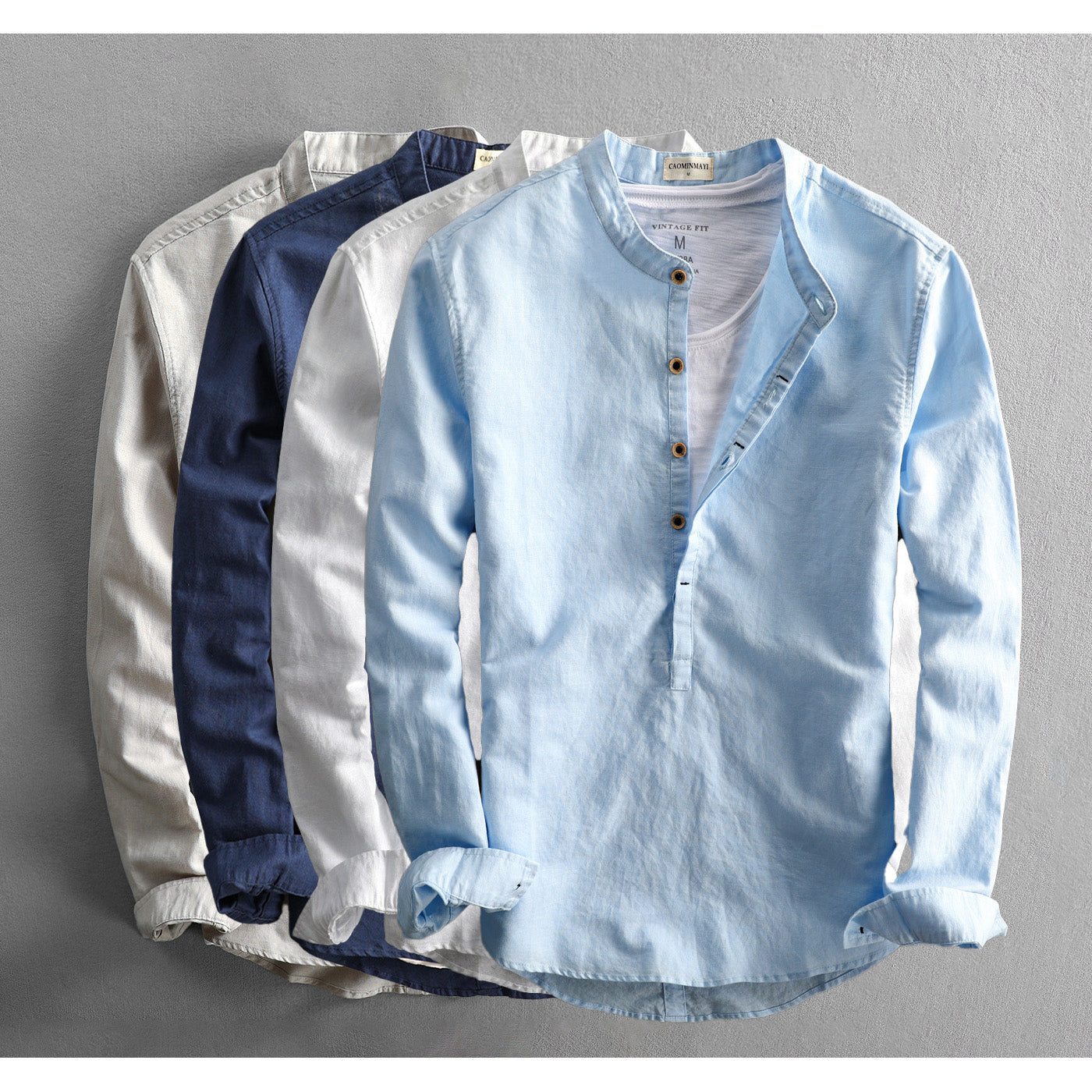 Phil | Linen Shirt-15553976500597-Mirella Fiore