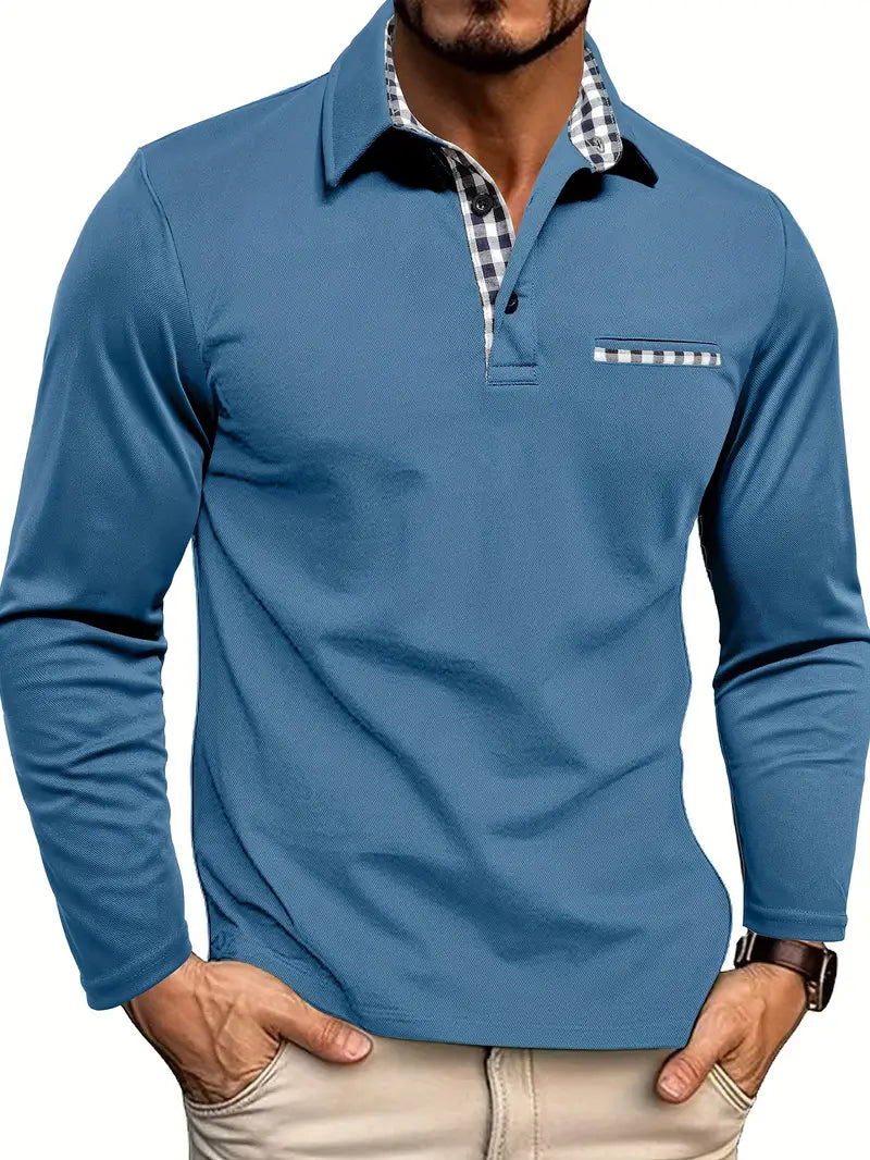 Premium Long Sleeve Polo-15553974436213-Nancy & Mae Savannah