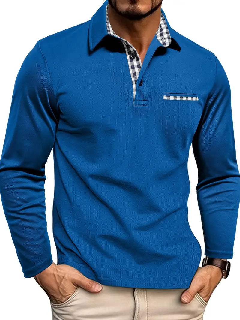Premium Long Sleeve Polo-15553974436213-Nancy & Mae Savannah