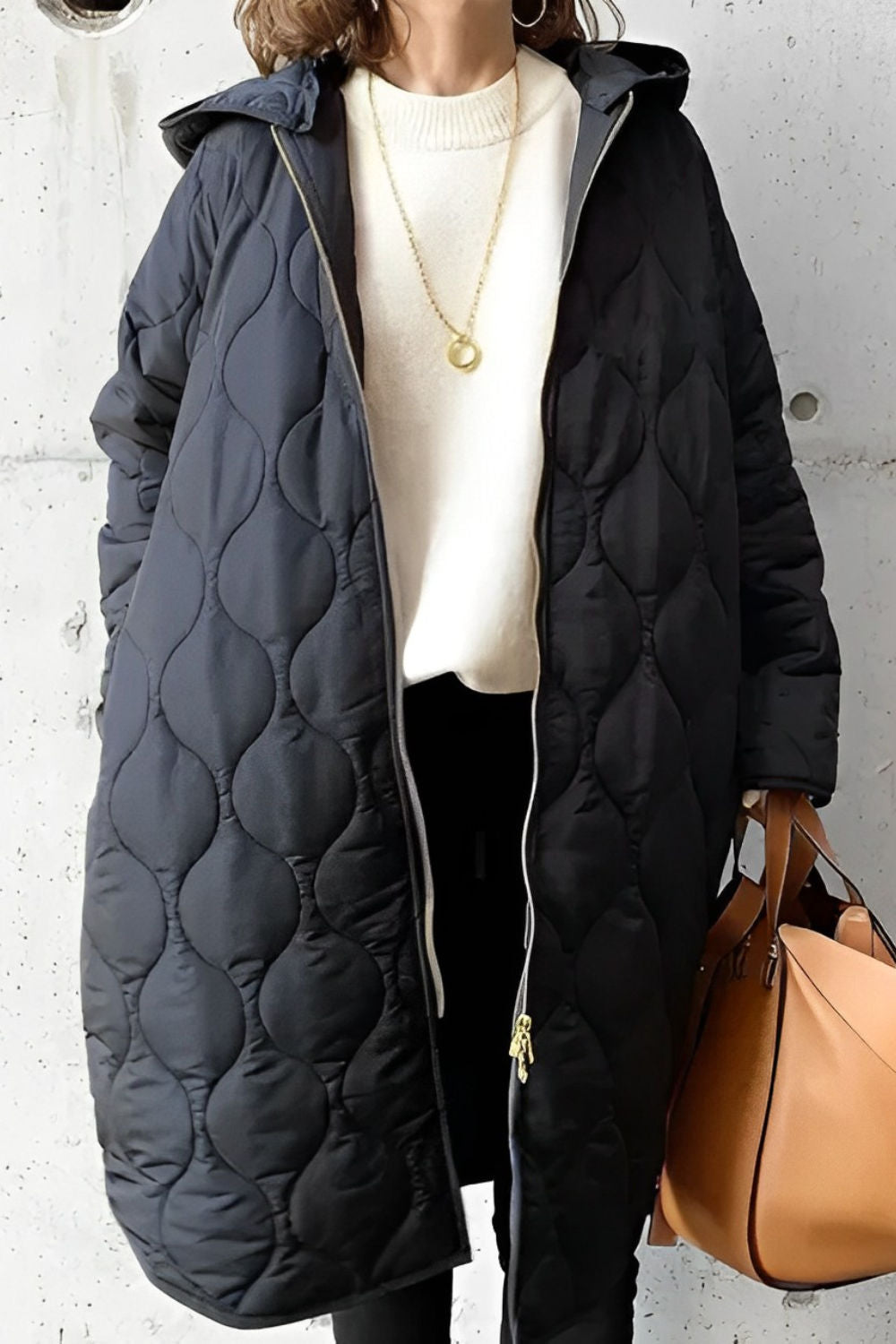 Priscilla - Parka with hood and meticulously crafted details-15547643560309-Mirella Fiore