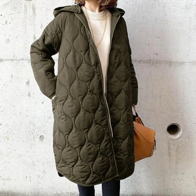 Priscilla - Parka with hood and meticulously crafted details-15547643560309-Mirella Fiore