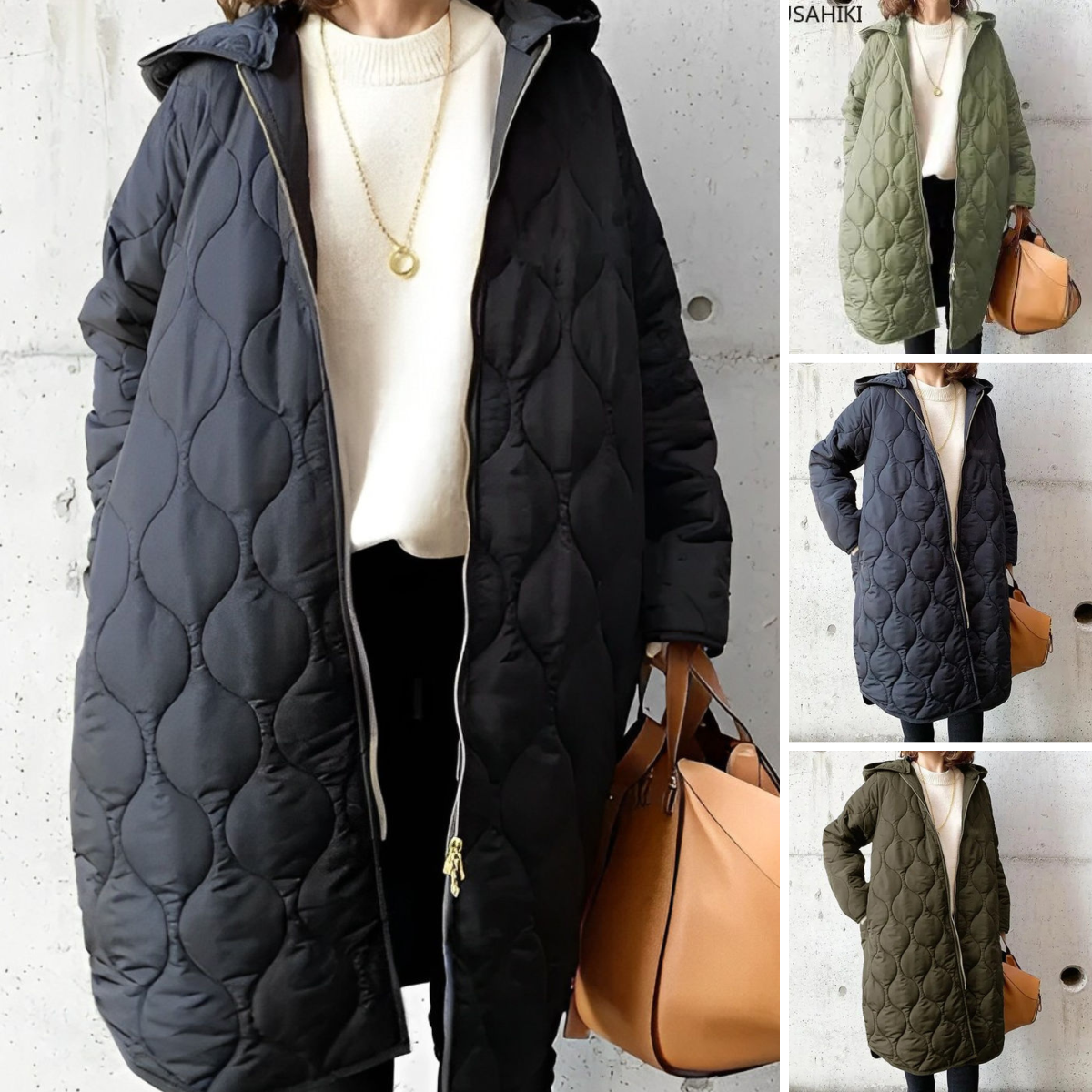 Priscilla - Parka with hood and meticulously crafted details-15547643560309-Mirella Fiore