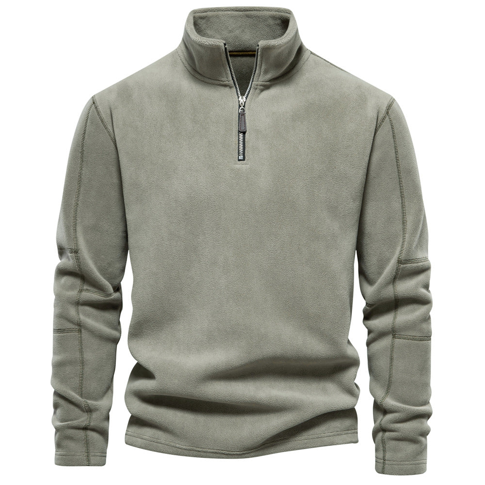 Quarter Zip Fleece Jumper-15553980268917-Nancy & Mae Savannah