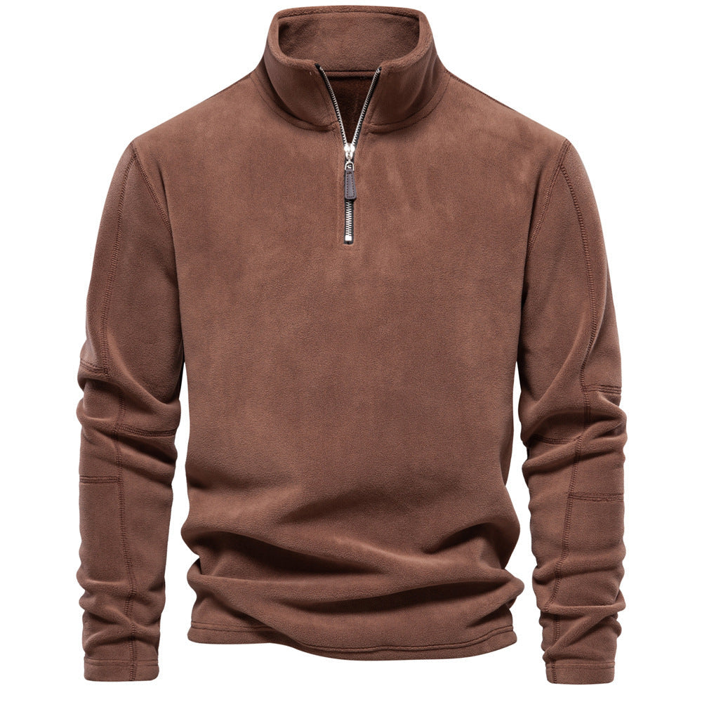 Quarter Zip Fleece Jumper-15553980268917-Nancy & Mae Savannah