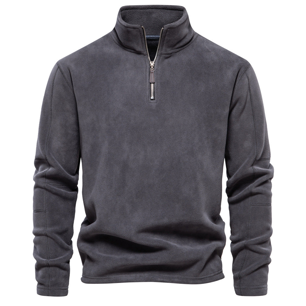 Quarter Zip Fleece Jumper-15553980268917-Nancy & Mae Savannah
