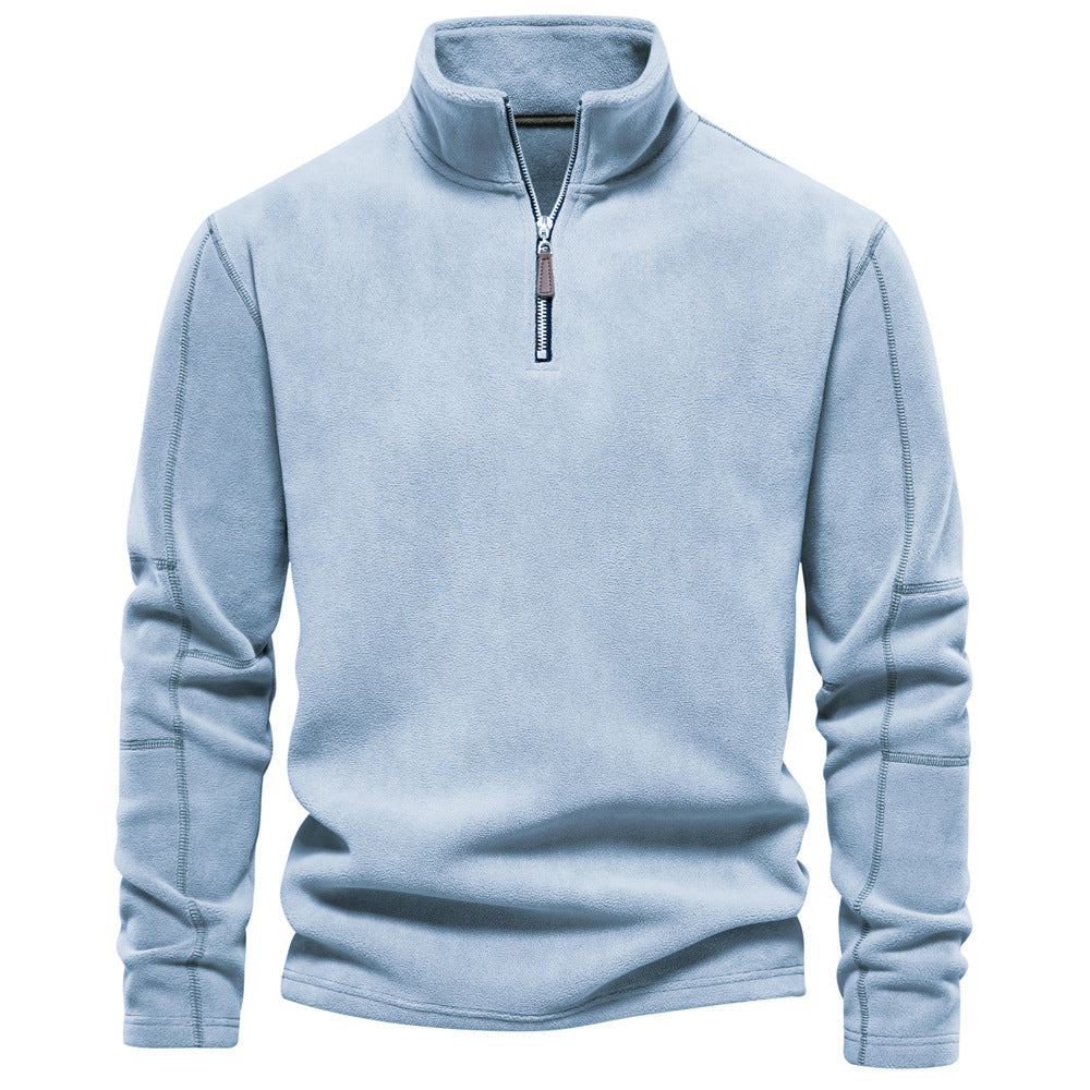 Quarter Zip Fleece Jumper-15553980268917-Nancy & Mae Savannah
