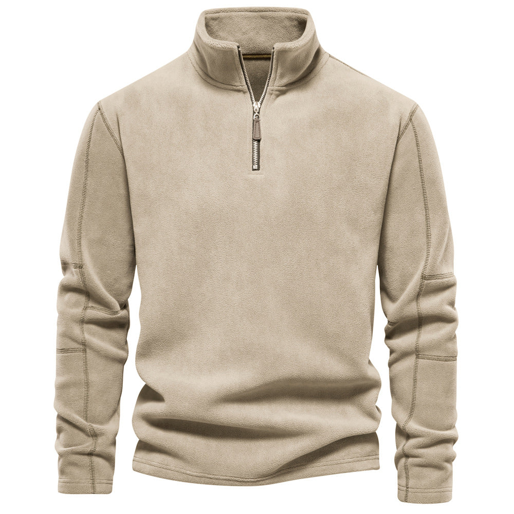 Quarter Zip Fleece Jumper-15553980268917-Nancy & Mae Savannah