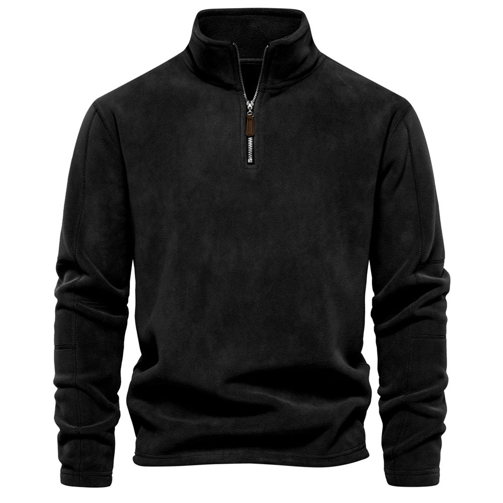 Quarter Zip Fleece Jumper-15553980268917-Nancy & Mae Savannah