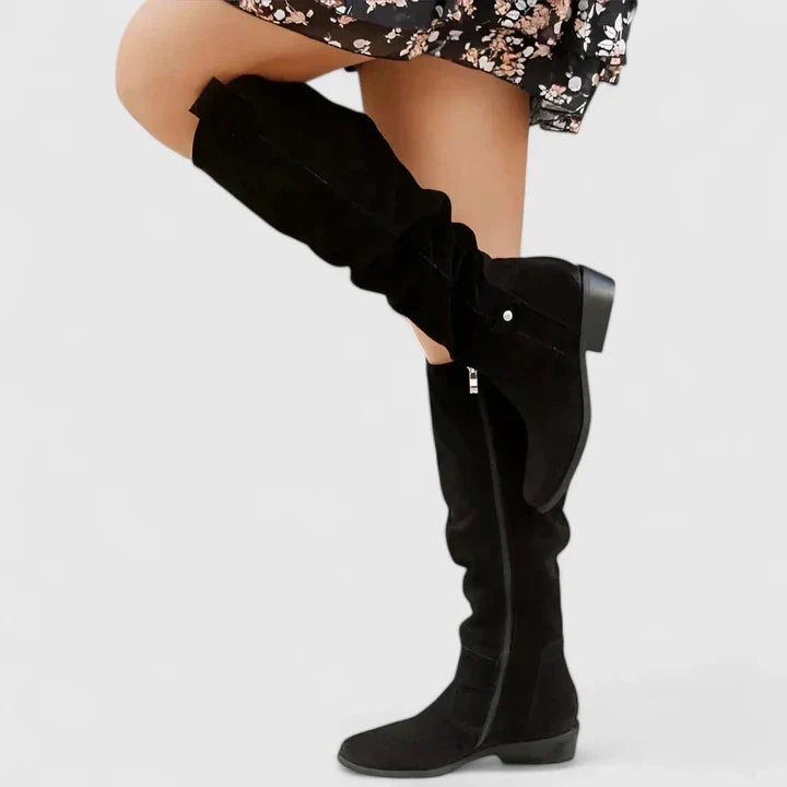 Quinn - Knee-High Boots-15548991111541-Mirella Fiore