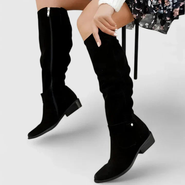 Quinn - Knee-High Boots-15548991111541-Mirella Fiore