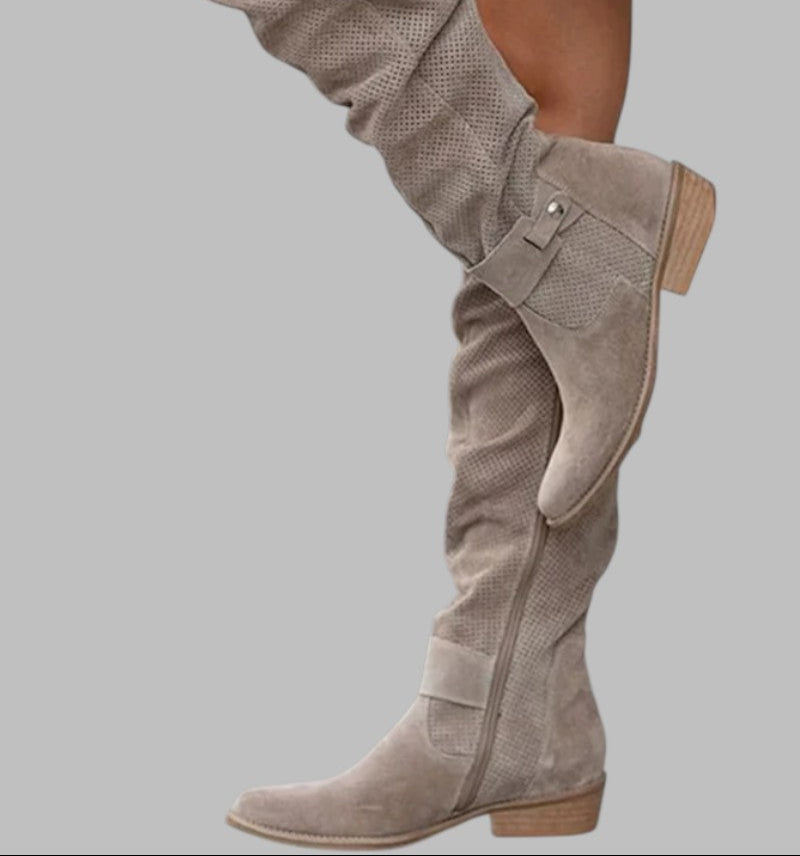 Quinn - Knee-High Boots-15548991111541-Mirella Fiore