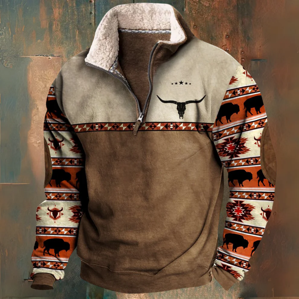 RODEO — Autumn-Winter Half-Zip Jacket-15552185139573-Nancy & Mae Savannah