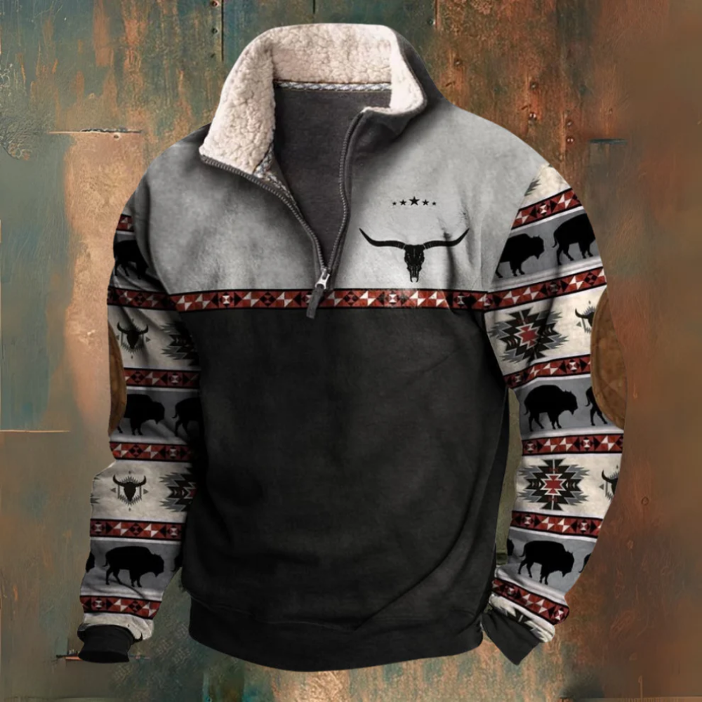 RODEO — Fall-Winter Half-Zip Jacket-15552184779125-Nancy & Mae Savannah