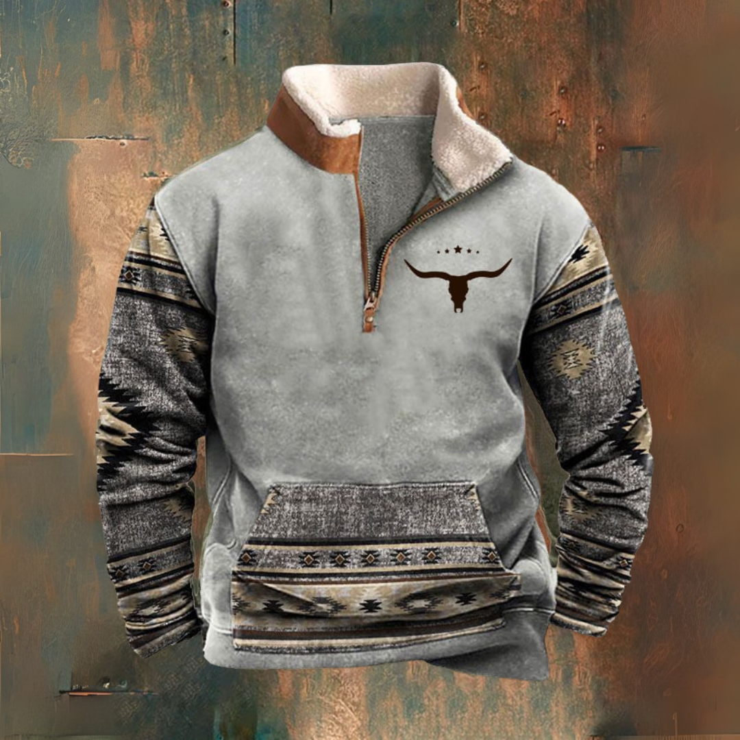 RODEO - Winter Half-Zip Jacket-15552184484213-Nancy & Mae Savannah