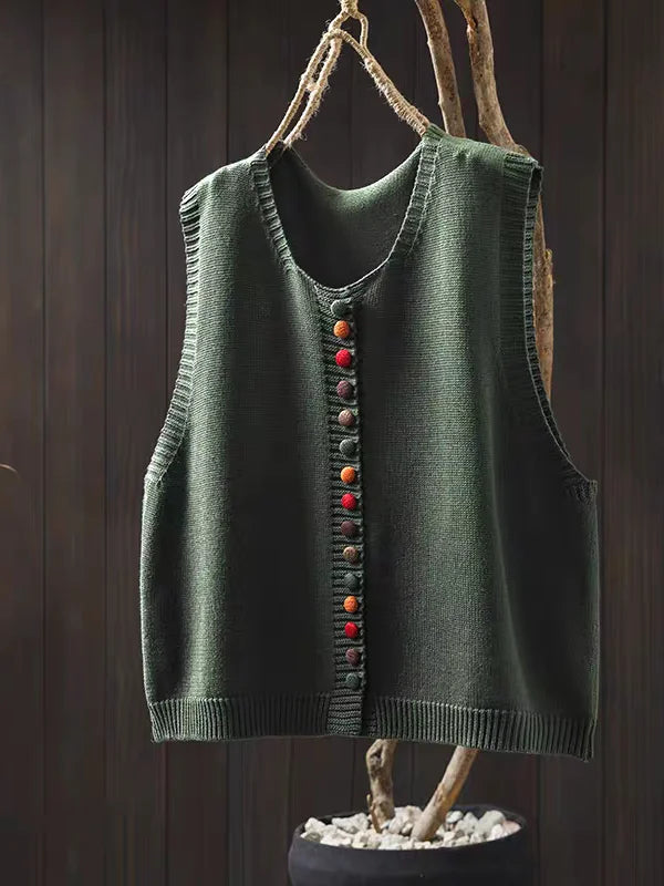 ROSALIE - KNIT VEST-15519212077429-Nancy & Mae Savannah