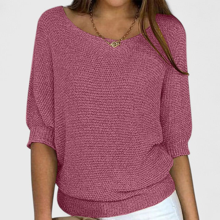 Rachel - Effortless Knit Pullover-15547990638965-Nancy & Mae Savannah