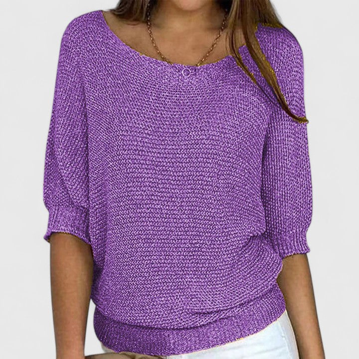 Rachel - Effortless Knit Pullover-15547990638965-Nancy & Mae Savannah