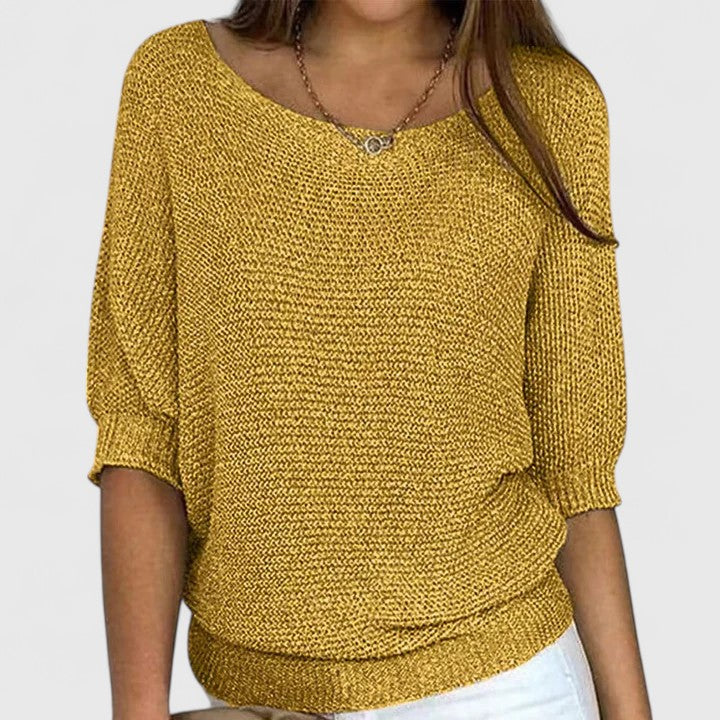 Rachel - Effortless Knit Pullover-15547990638965-Nancy & Mae Savannah