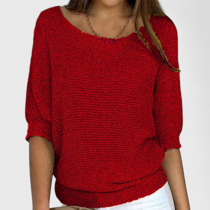 Rachel - Effortless Knit Pullover-15547990638965-Nancy & Mae Savannah
