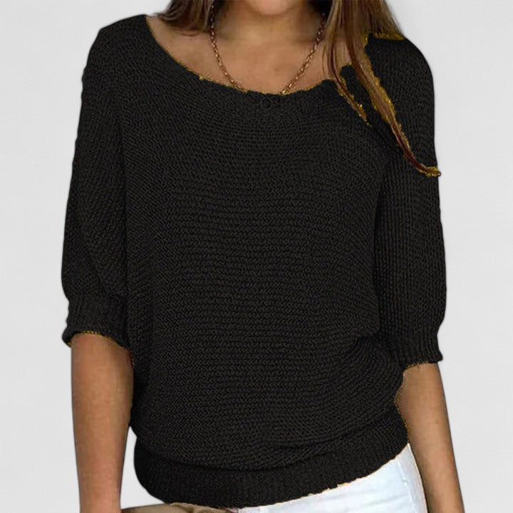Rachel - Effortless Knit Pullover-15547990638965-Nancy & Mae Savannah