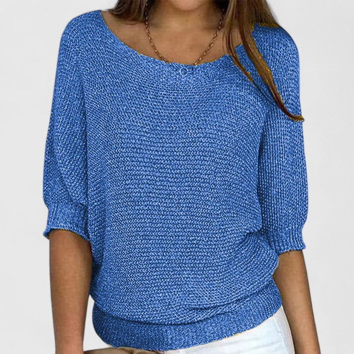 Rachel - Effortless Knit Pullover-15547990638965-Nancy & Mae Savannah