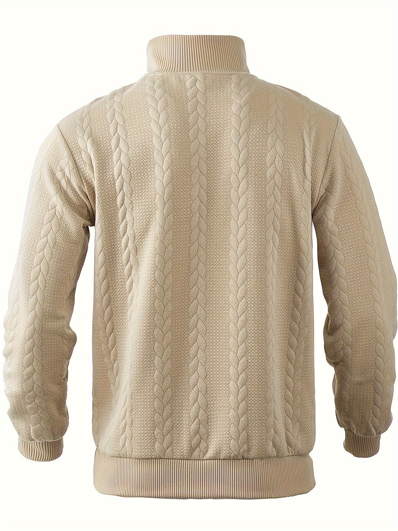 Rafael - Cable Knit Zip Up-15553987248501-Mirella Fiore