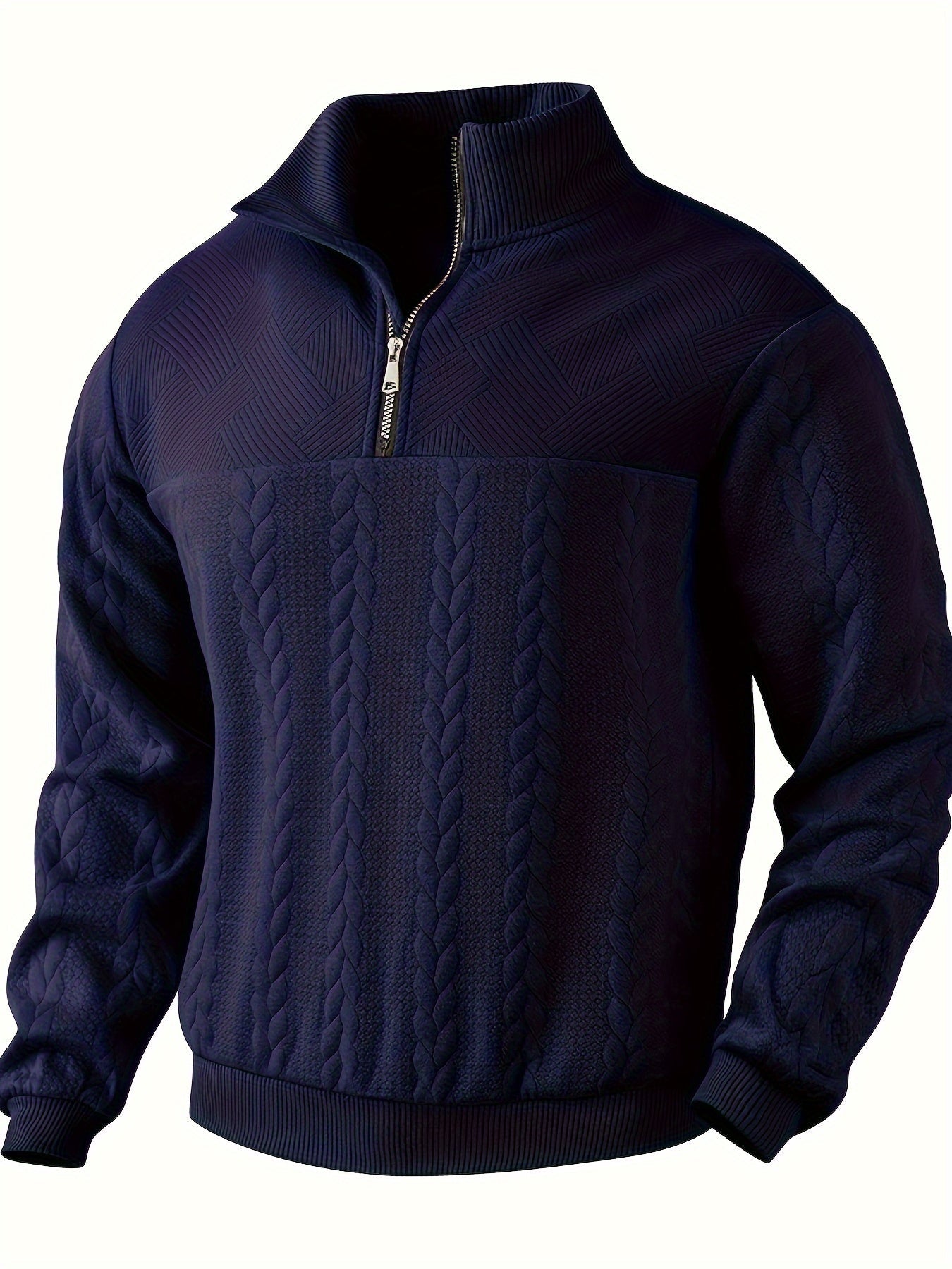 Rafael - Cable Knit Zip Up-15553987248501-Mirella Fiore